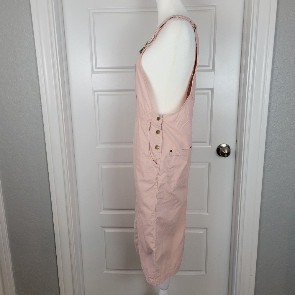 GANNI pink 100% cotton midi skirt overalls size XS - Picture 3 of 8